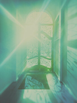 empty room with window