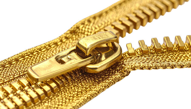 Close-up view of a gold zipper on a white background from file J (556).png