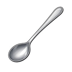 spoon isolated on white