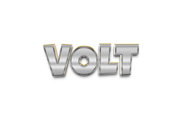 Volt text style effect