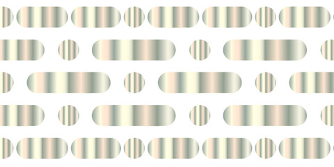 A gentle pastel pattern featuring rounded rectangles and circles with vertical stripes, ideal for backgrounds, design mockups, and artistic layouts.