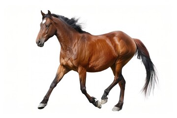 Fototapeta premium Mongolian horse stallion animal mammal.