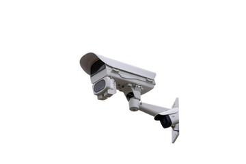 CCTV camera positioned for surveillance in various locations for security monitoring