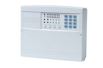Fototapeta premium Fire safety control panel designed for alarm detection systems with user interface