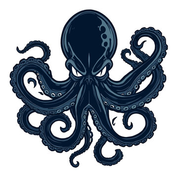 Evil Octopus Design Very Cool