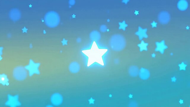 DreamyStarrySkywithBrightWhitePentagram