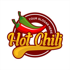 Red Chili hot spicy logo label sticker design sauce product,spicy food and snack