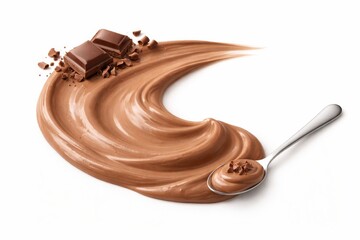 Creamy Chocolate Spread with Spoon