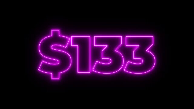 Animated Money Number Counter from 0 to 800 Dollars ,Number, count, dollar counting, business, profit, counter Dollars and digits with blac