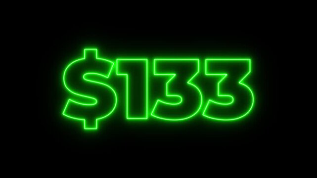 Animated Money Number Counter from 0 to 800 Dollars ,Number, count, dollar counting, business, profit, counter Dollars and digits with blac