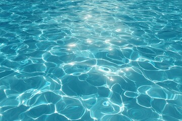 Naklejka premium Water surface texture water reflection swimming.