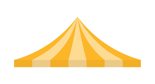 Yellow Market Tent Vector Graphics