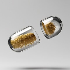 Photorealistic Shot Ceramic Vase Shaped Like Crumpled Paper Bag White