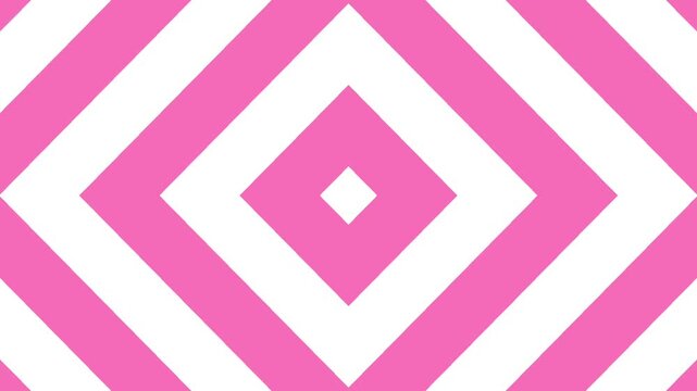 Pink and white striped seamless geometric pattern background