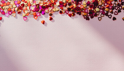 Romantic Floating Hearts &ndash; Soft Valentine Background Concepts