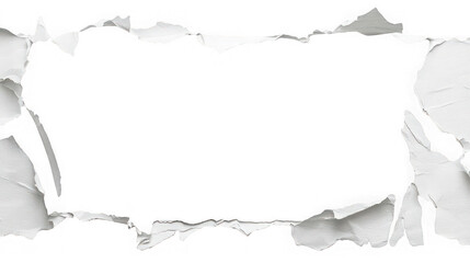Obraz premium A torn black and white paper background with a ripped edge