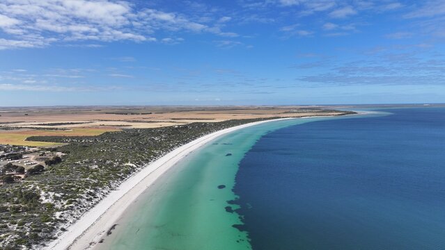 Aerial photo of Port Hughes South Australia