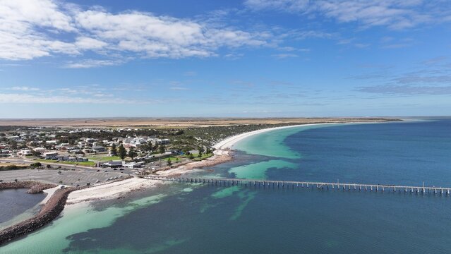 Aerial photo of Port Hughes South Australia