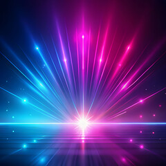 Minimal neon glow gradient background with magenta and blue hues