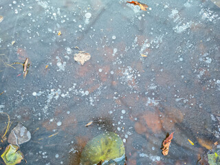 ice texture with cracks and scratches