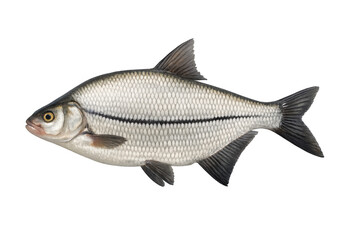 Fototapeta premium Fish on transparent background. Ready for use asset for culinary, nutrition, and aquatic life themes