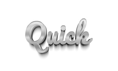 Quick text style effect