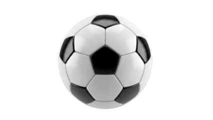 Classic Black and White Soccer Ball