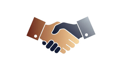 Professional Handshake Icon For Business Partnership And Agreement