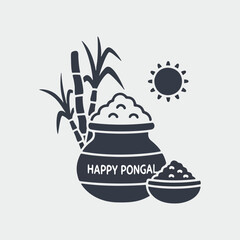 Harvest Celebration with Traditional Pot and Grain