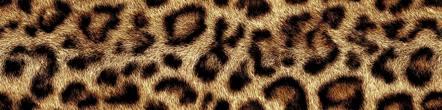 Leopard fur pattern creating seamless animal print texture. Leopard fur creating a detailed and stylish animal print background