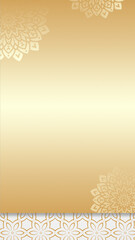 Elegant Islamic Floral Geometric Background for Luxury Ramadan and Wedding Design Use