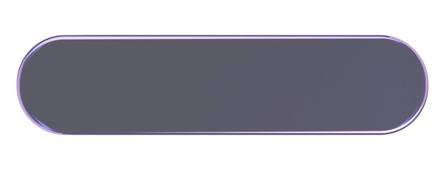 Gold Amber Liquid Glass Interface Bar with Glossy Transparent Material