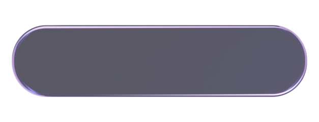 Gold Amber Liquid Glass Interface Bar with Glossy Transparent Material