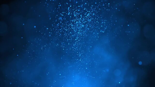 Sparkling blue light and smoke effects (Stage, Production, Particles)