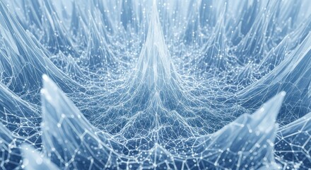 Abstract Network Connection Light Background