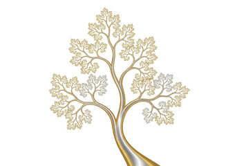Fototapeta premium digital illustration of a decorative tree.