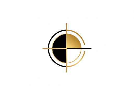 modern style abstract logo or monogram. 