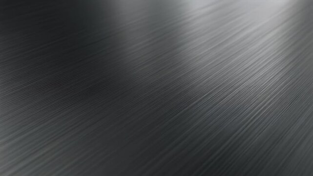 A close-up view depicts a metallic surface with linear brushstrokes, creating a textured pattern. The surface has a gradient effect