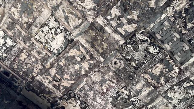Ajanta Caves rock-cut Buddhist temple complex on the Deccan Plateau in Maharashtra, India.