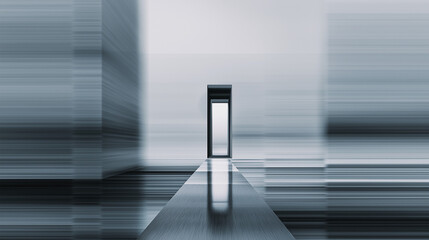 ashram. A single sharply defined pixel at the center of a softly blurred digital background. product launch decks, UI/UX mockups, designed for data visualization dashboards and holographic UIs.