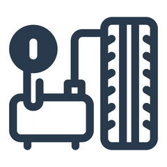 Air Pump portable tire inflator tool for vehicles