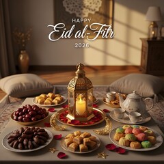 Eid 2026 Modern Greeting Backgrounds