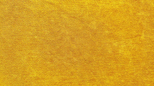 golden yellow twill fabric texture closeup seamless pattern for wallpaper and design backdrop