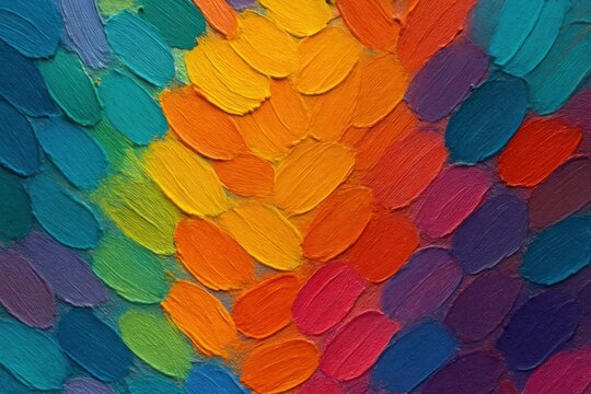 Vibrant textured abstract paint strokes.