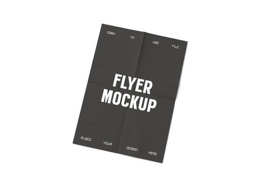 Minimal Flyer Mockup Template PSD