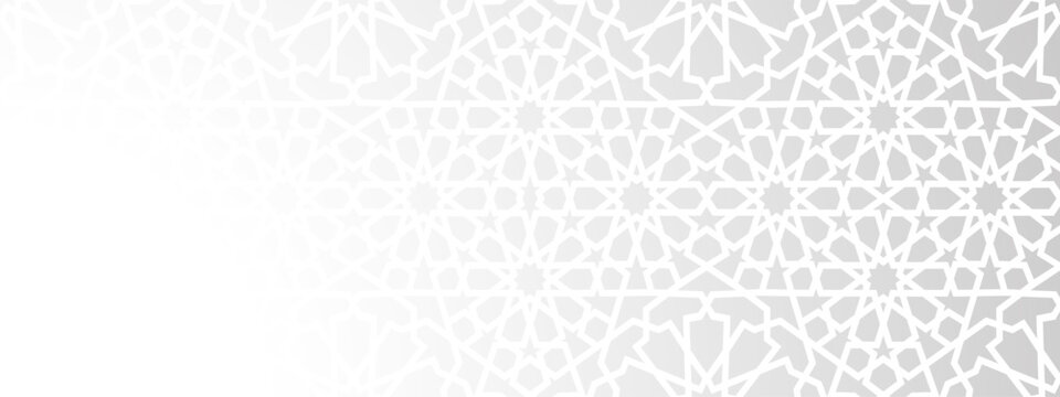 Islamic ramadan overlay and shadow pattern islam with vector 3d elegant. Star design ornament and mubarak gray arabic with kareem line aidilfitri. Religion islamic wallpaper and greeting.