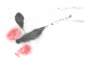 Grunge abstract, stains and spray spots, colorful shapes, isolated on white background and texture, design element