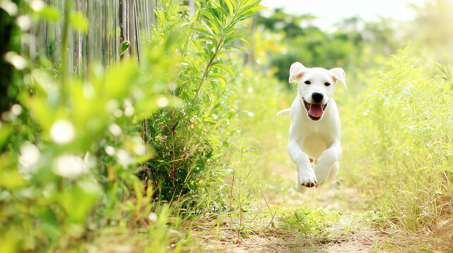 Chip Your Pet Month, Chip Your Pet Month Happy Dog Running On Green Path Promoting Microchip Safety Freedom And Pet Identification