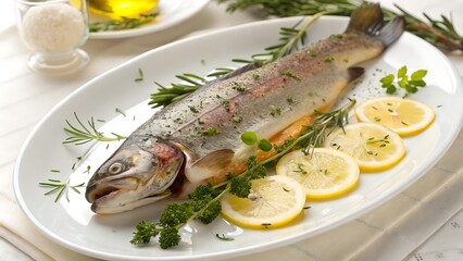 trout with lemon and herbs