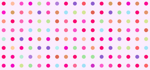 seamless pattern with colorful dots